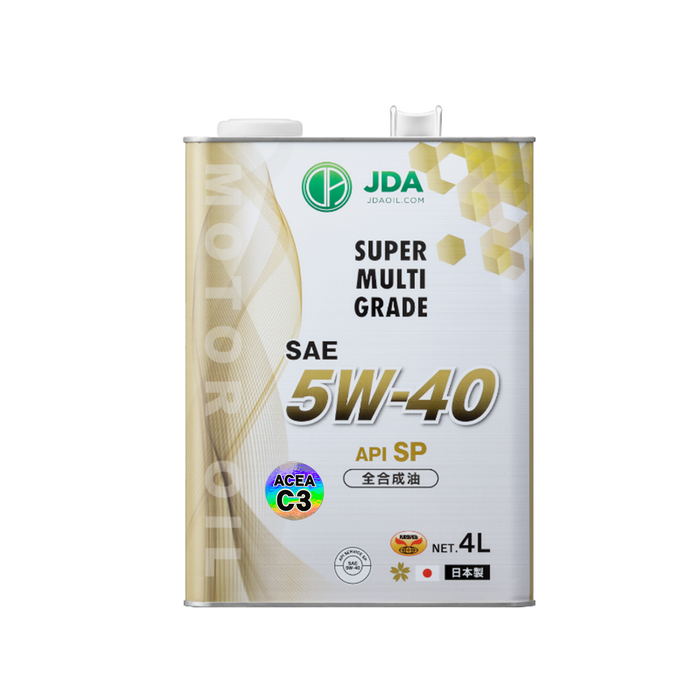 JDA スーパー マルチグレード エンジンオイル 5W-40 SP/C3 4L