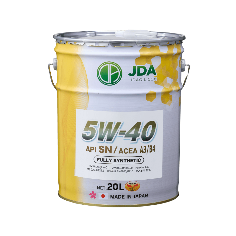 JDA スーパー マルチグレード エンジンオイル 5W-40 SN A3/B4 20L — JDA oil オフィシャルショップ